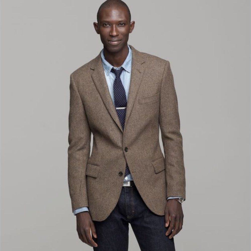 J Crew Ludlow Sportcoat 38R Herrington Wool